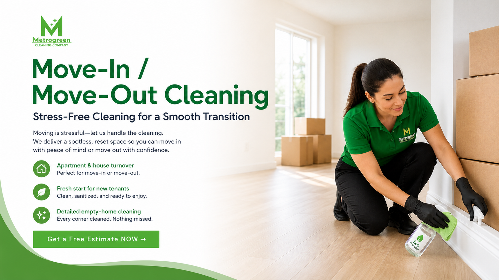 Move In Move Out Cleaning in Frisco, TX hero image